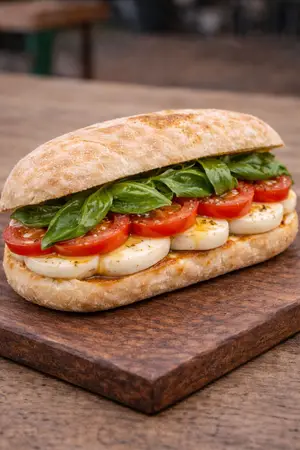 Sándwich mozzarella