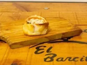 Canastita calabaza y roquefort