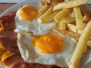 Mila gringa con fritas