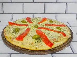 Pizza Esp. Jamón y Morron