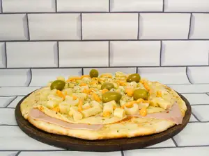 Pizza Esp. Palmitos con Jamón