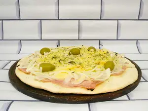 Pizza Fugazzeta Con Jamón