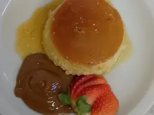 Flan casero o budín casero