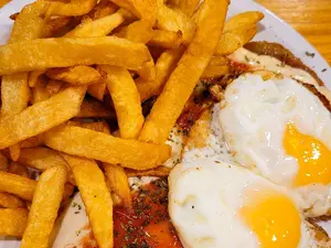 Milanesa A Caballo