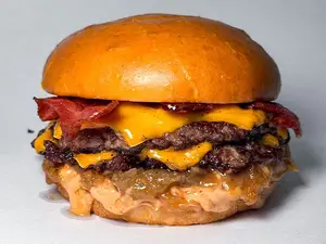Hamburguesa la buena doble