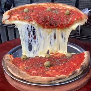 Pizza canchera rellena e g