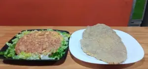 Milanesa+tortilla rellena