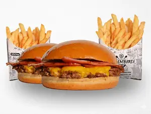 2 bajoncitos + 2 papas