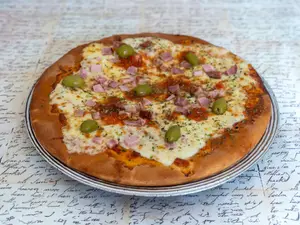Pizza con panceta