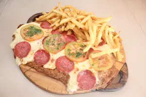 Pizzanesa con panceta
