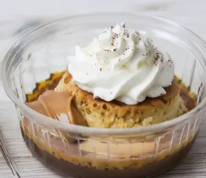 Flan con crema