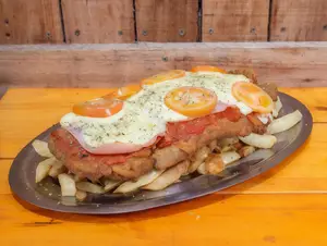 Milanesa individual napolitana