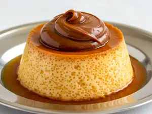 FLAN CON DULCE DE LECHE