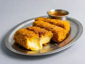 Media mozzarella milanesa