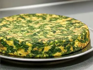 Tortilla de espinaca