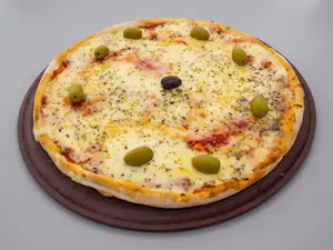 Pizza con muzzarella doble