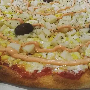 Pizza con palmitos