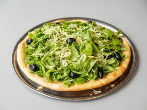 Pizza con rúcula
