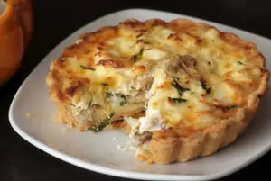 Tarta Individual Pollo Y Puerro