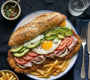 Milanesa a caballo XL