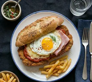 Milanesa individual napolitana
