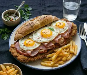Sándwich milanesa de napolitana