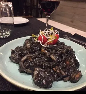 Risotto nero di mare