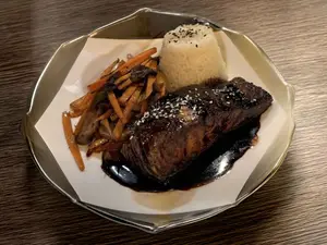 Salmon teriyaki