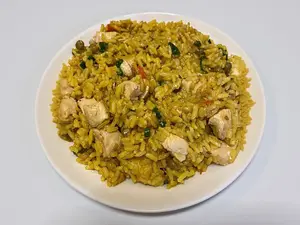 Risotto de pollo