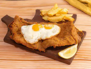 Milanesa a caballo