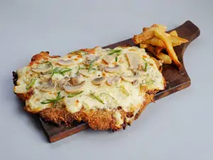 Milanesa al champignon
