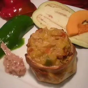 Canasta con atún