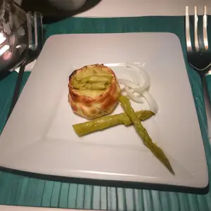 Canasta crema de espárragos