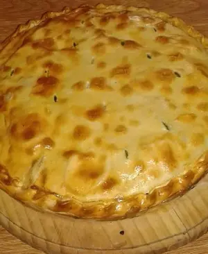 Porcion tarta de verdura