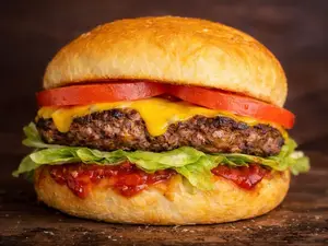 Hamburguesa Sencilla + Fritas