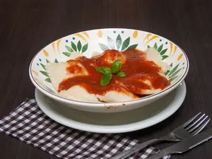 Raviolones De Calabaza Y Queso