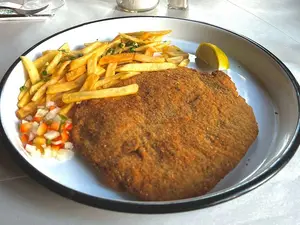 Milanga de pollo