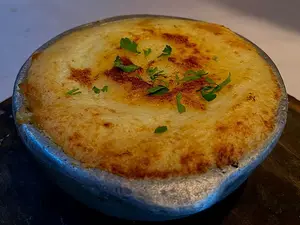 Pastel de lomo al barro
