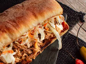 Pulled pork sándwich