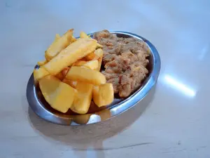 Mila simple de carne c/fritas