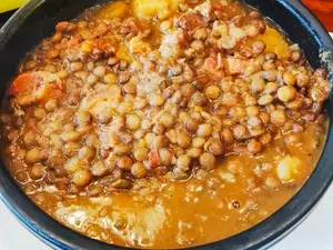 Guiso de lentejas