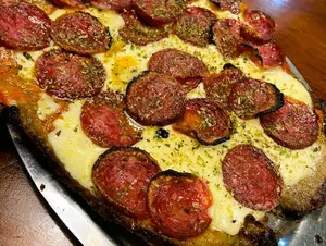 Milanesa a la calabresa