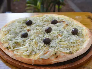 Pizza fugazzeta Serrana