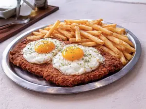 Milanesa a caballo
