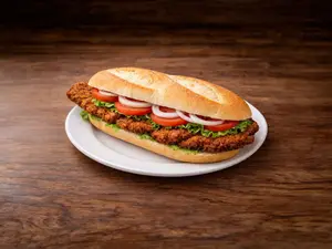 Sándwich de mila con vegetales