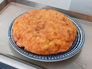 Tortilla papa y huevo