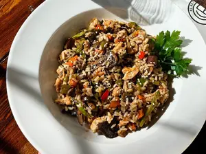 Wok de pollo