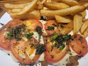 Milanesa caprese para 1