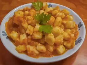 Ñoquis con filet