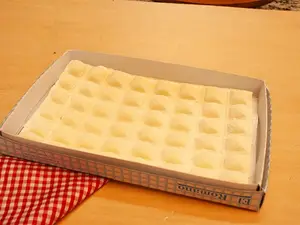Caja de rav ricota y verdura